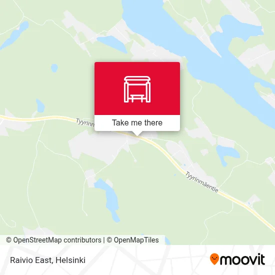 Raivio East map