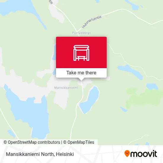 Mansikkaniemi North map