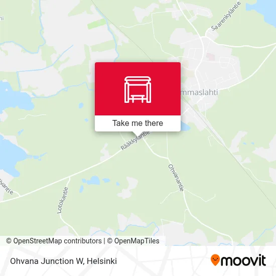 Ohvana Junction W map