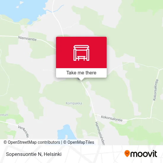 Sopensuontie N map