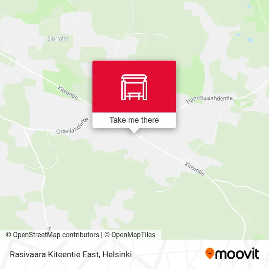 Rasivaara Kiteentie East map
