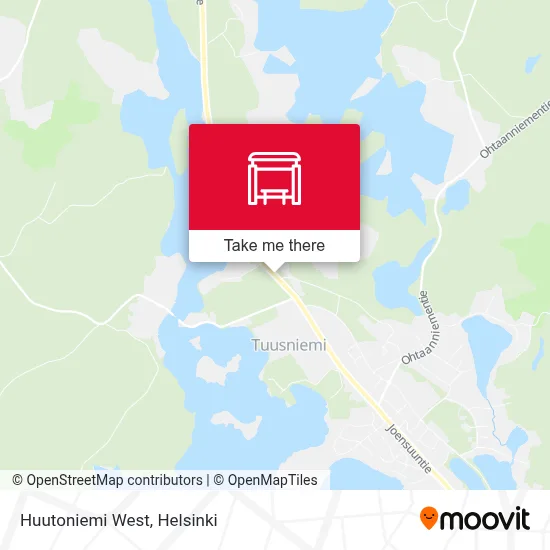 Huutoniemi West map