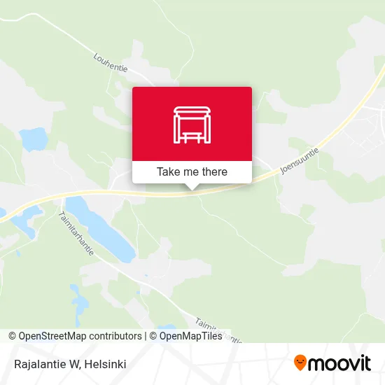 Rajalantie W map