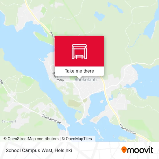 School Campus West map