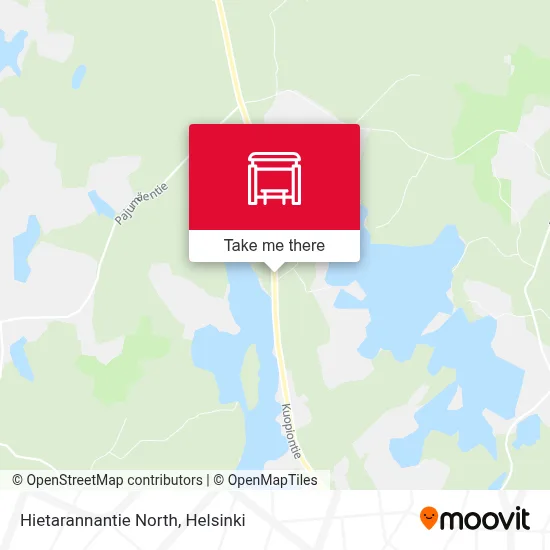 Hietarannantie North map