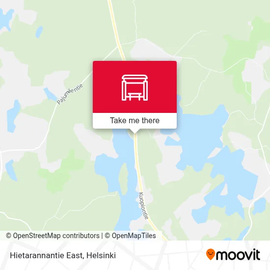 Hietarannantie East map