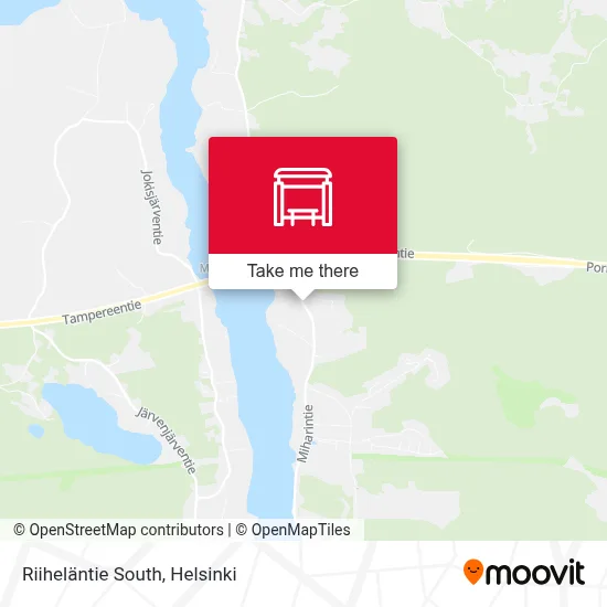 Riiheläntie South map