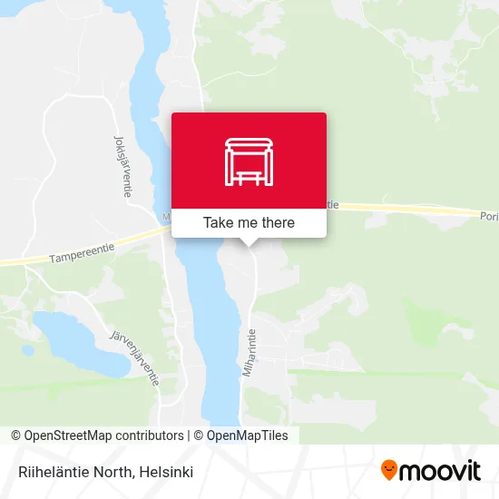 Riiheläntie North map