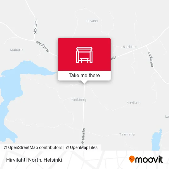 Hirvilahti North map