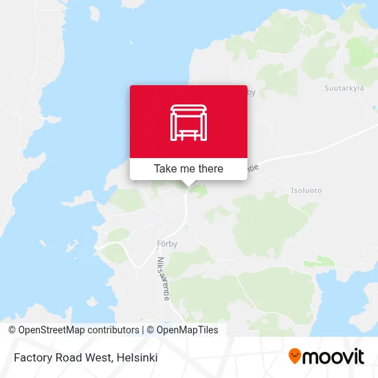 Factory Road West map