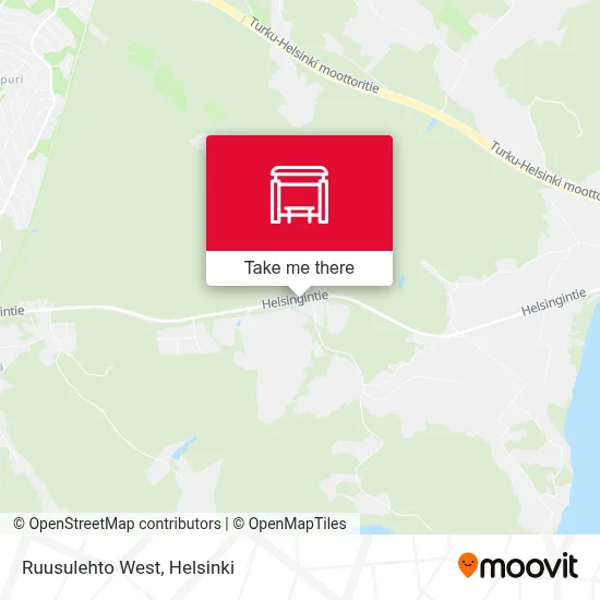 Ruusulehto West map