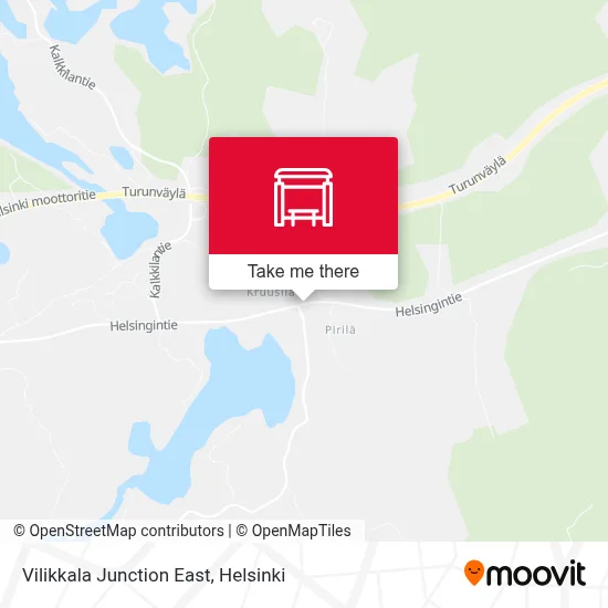 Vilikkala Junction East map