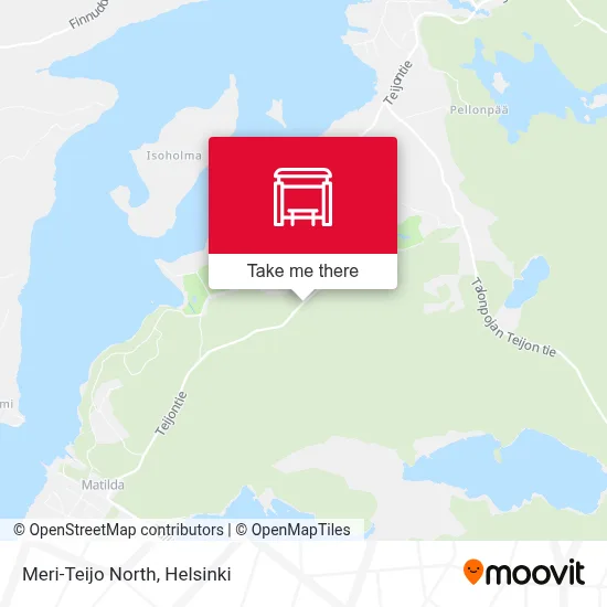 Meri-Teijo North map