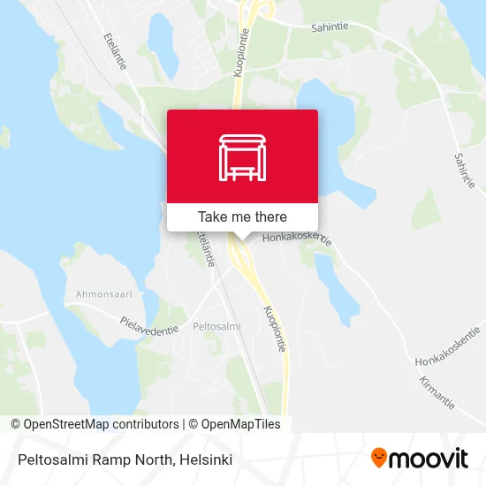 Peltosalmi Ramp North map