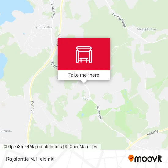 Rajalantie N map
