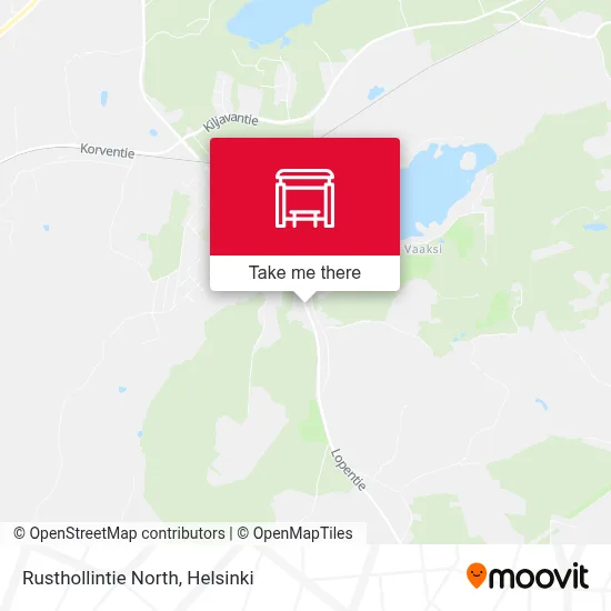 Rusthollintie North map