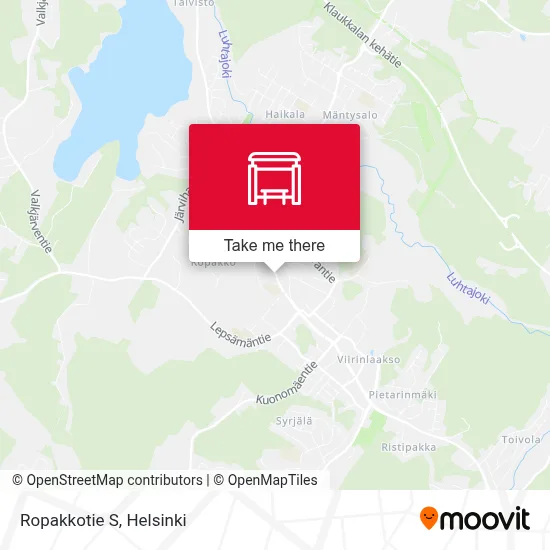 Ropakkotie S map