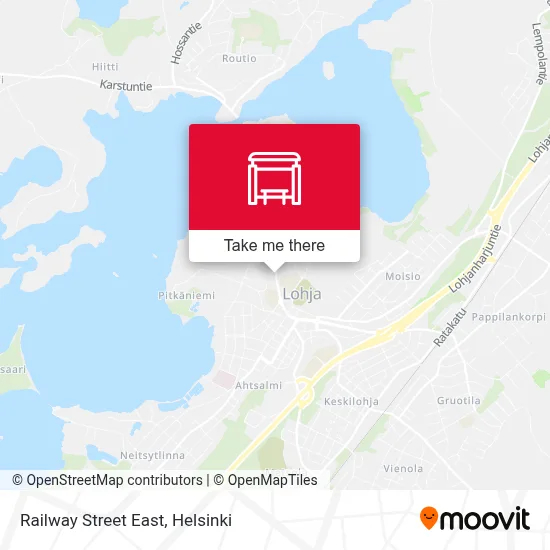 Railway Street East map