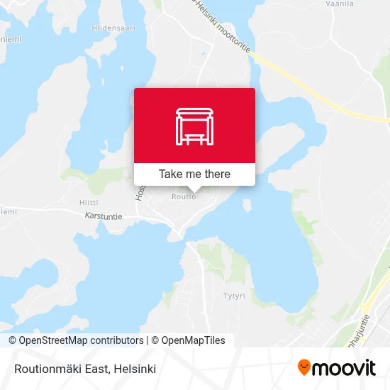 Routionmäki East map