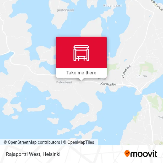 Rajaportti West map