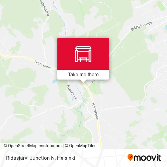 Ridasjärvi Junction N map