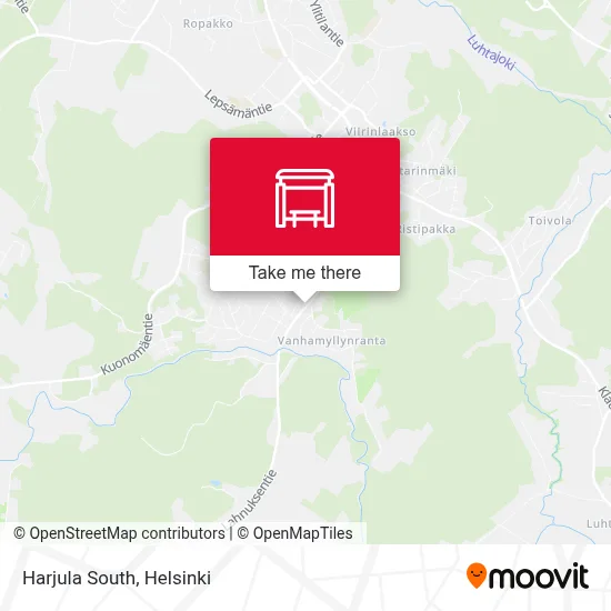 Harjula South map