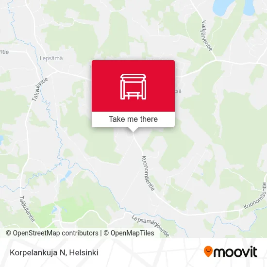 Korpelankuja N map