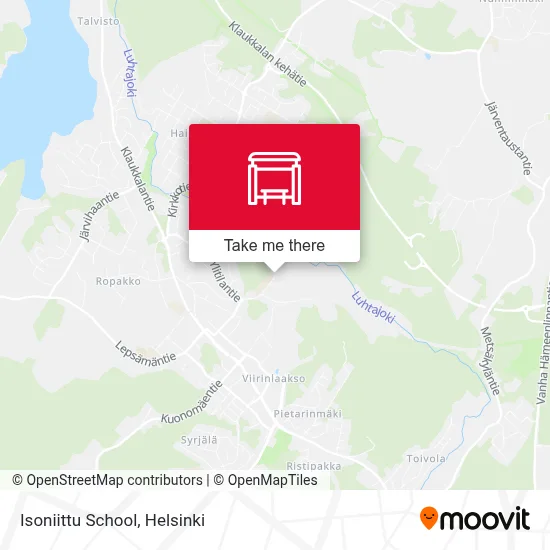 Isoniittu School map