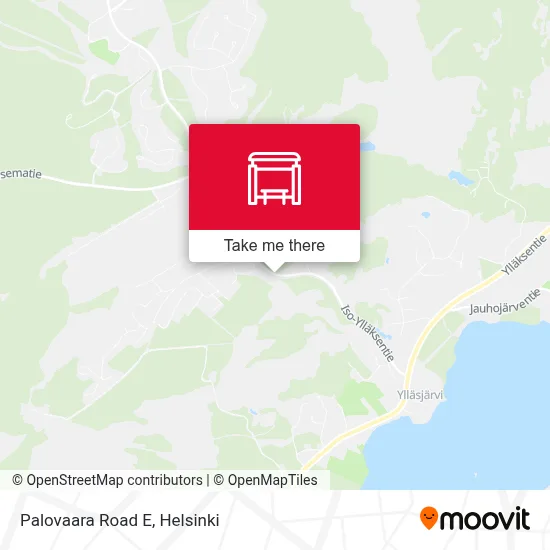 Palovaara Road E map