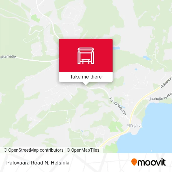 Palovaara Road N map