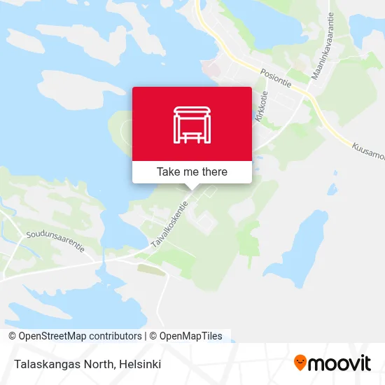 Talaskangas North map