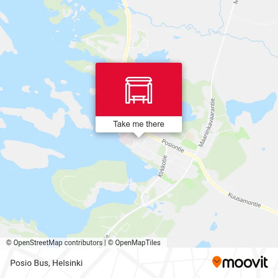 Posio Bus map