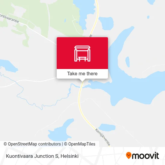 Kuontivaara Junction S map