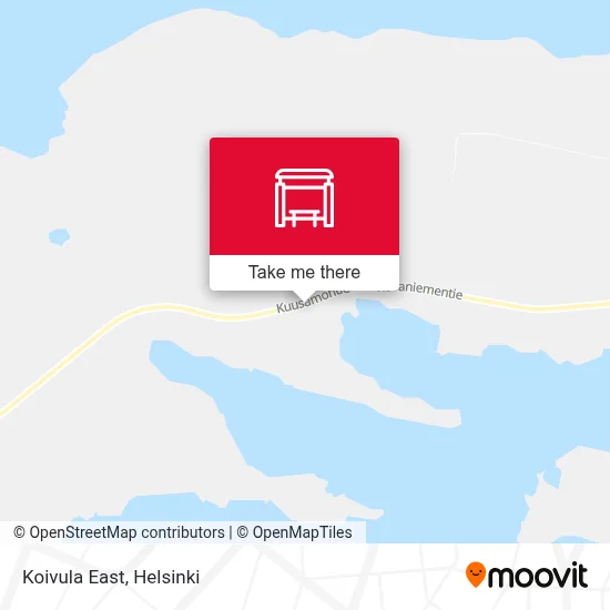 Koivula East map