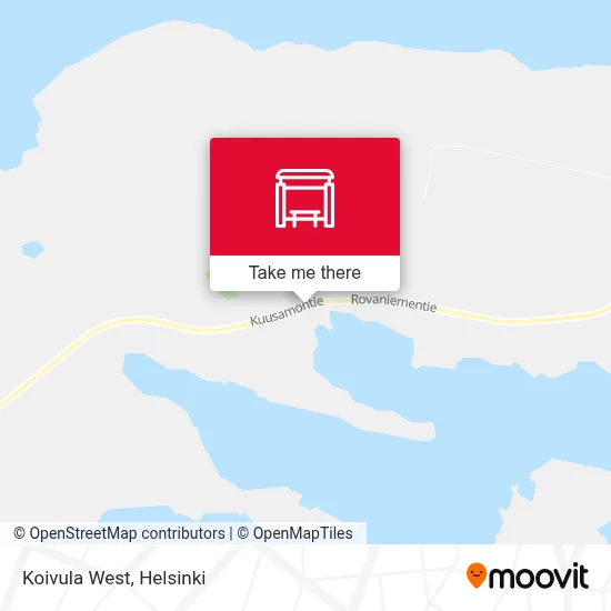 Koivula West map