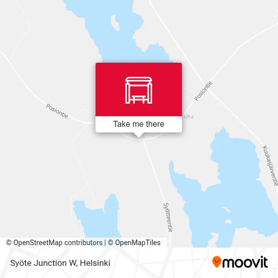 Syöte Junction W map