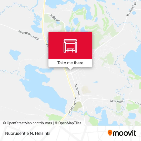 Nuorusentie N map