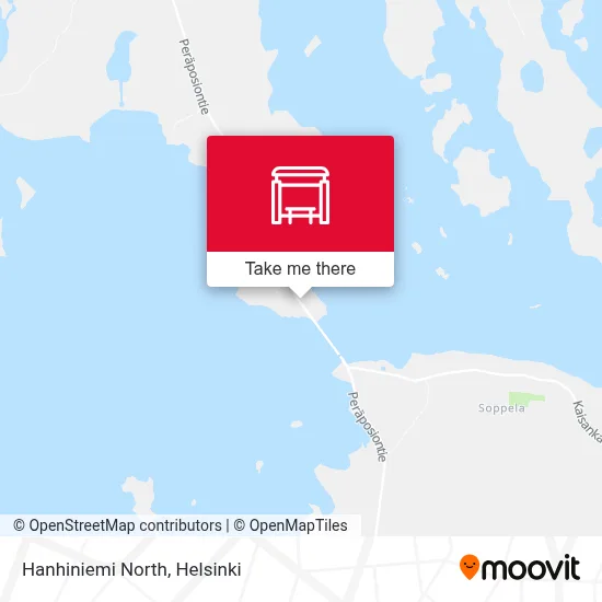 Hanhiniemi North map
