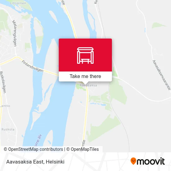 Aavasaksa East map