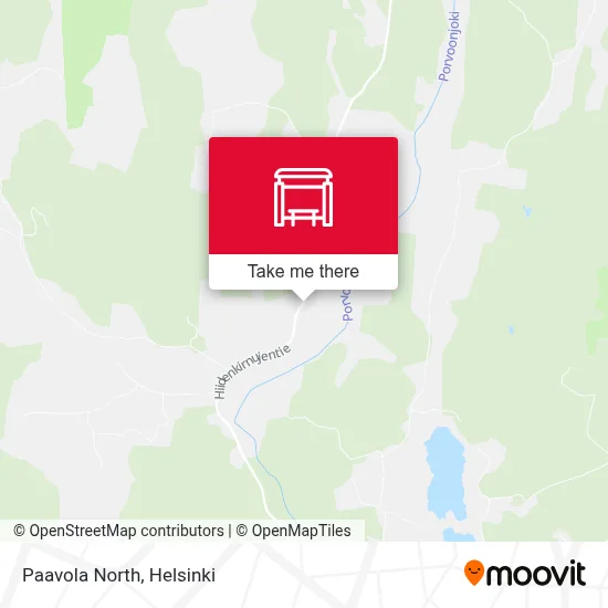 Paavola North map