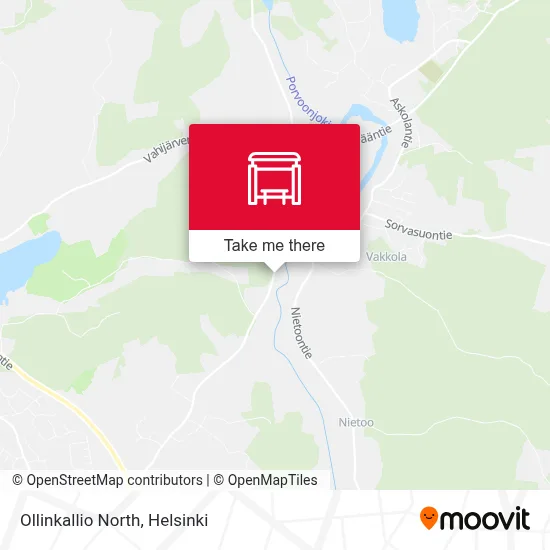 Ollinkallio North map