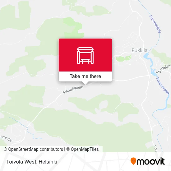 Toivola West map