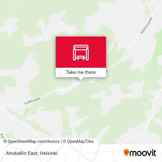 Ahokallio East map