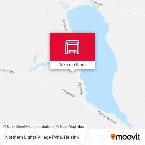 Northern Lights Village Pyhä map