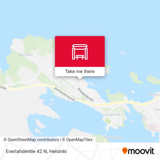 Everlahdentie 42 N map