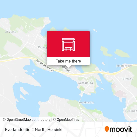 Everlahdentie 2 North map