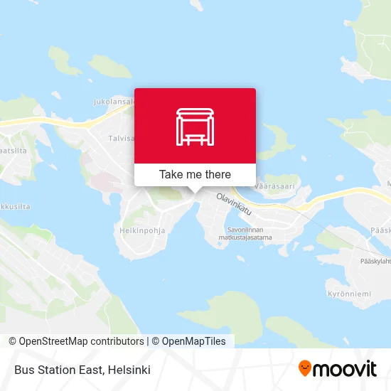 Bus Station East map