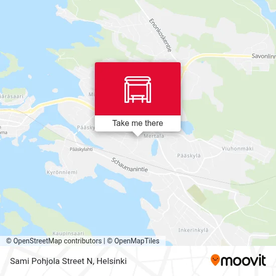 Sami Pohjola Street N map