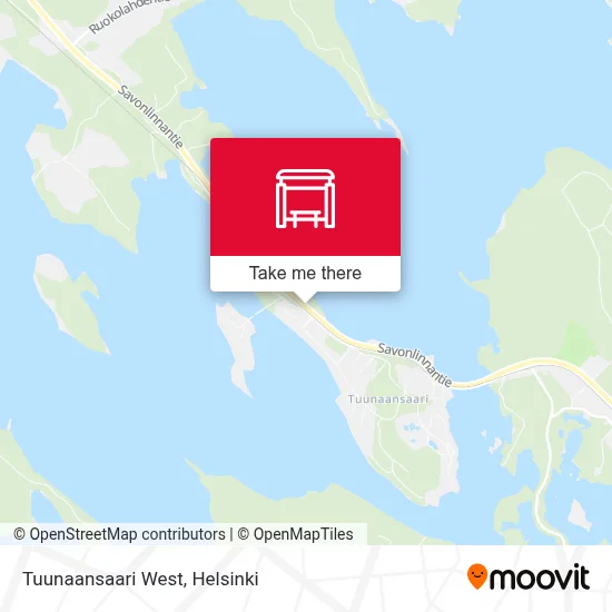 Tuunaansaari West map