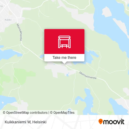 Kuikkaniemi W map